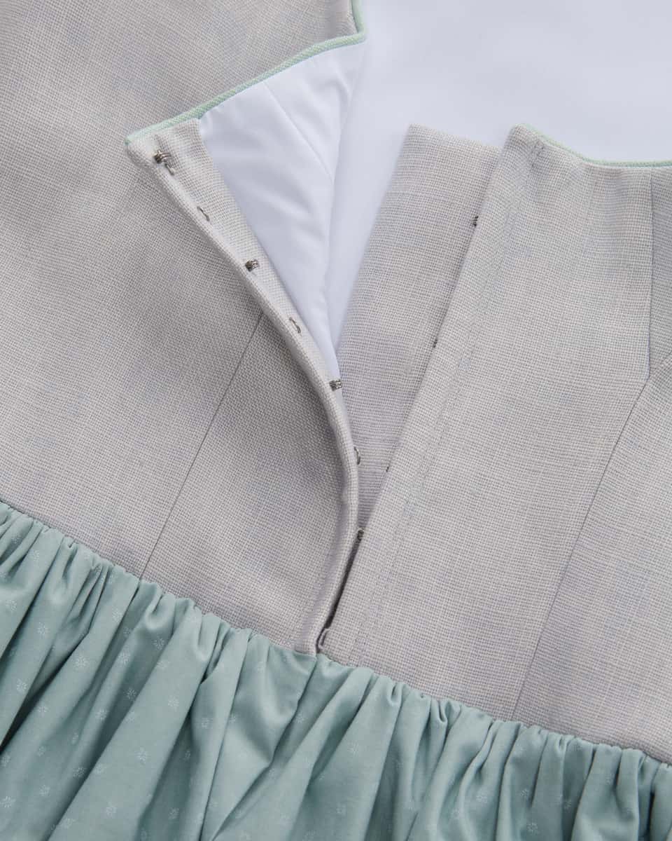 Image 3 for Midi dirndl with silk apron  32