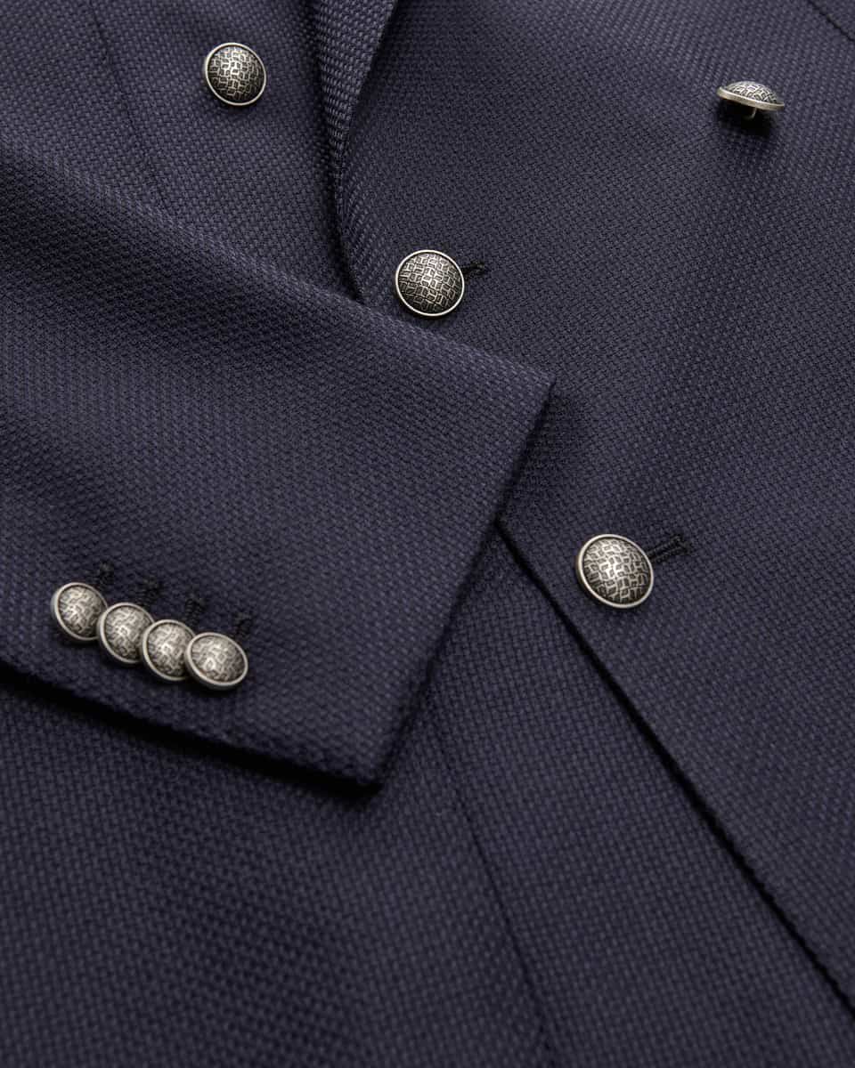 Image 3 for Double-breasted jacket in virgin wool 44