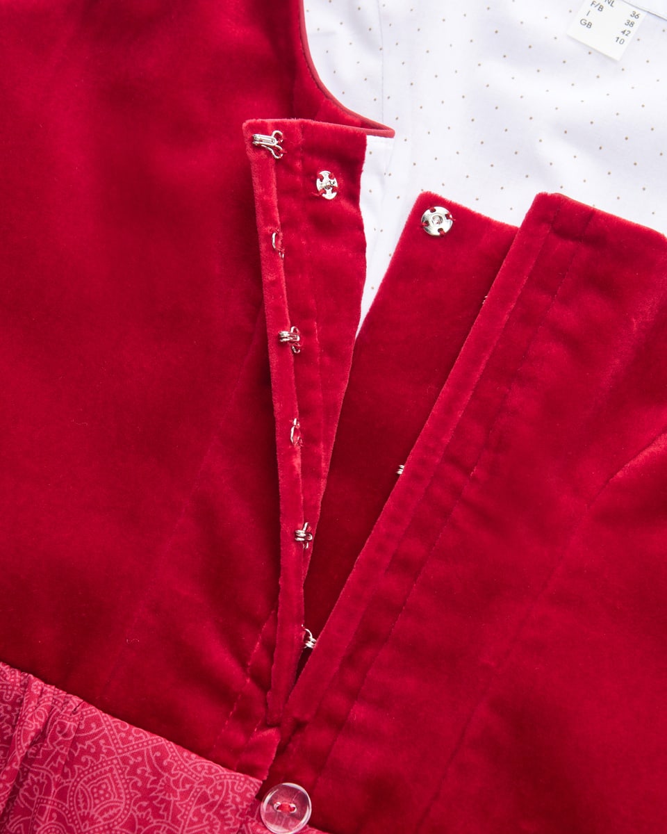 Bild 3 für Midi-Wiesndirndl mit Schürze  42