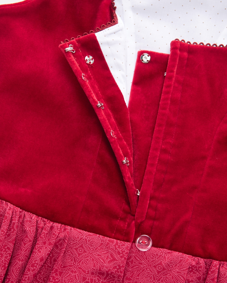 Bild 3 für Wiesndirndl lang mit Schürze  42