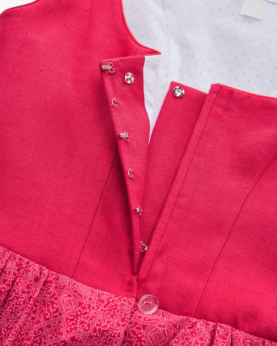 Bild 3 für Wiesndirndl lang mit Schürze  42