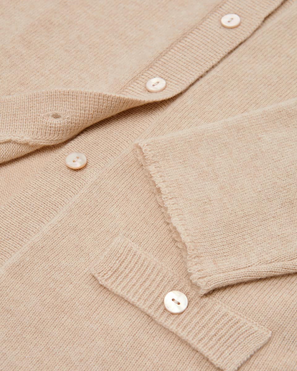 Bild 3 für Strickjacke aus Cashmere und Baumwolle L