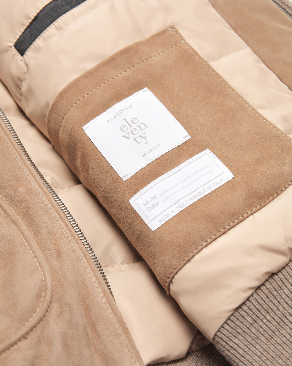 Bild 4 für Daunenblouson aus Leder 50