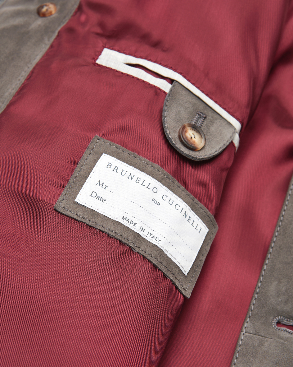 Bild 4 für Hybrid-Blouson aus Leder und Cashmere M