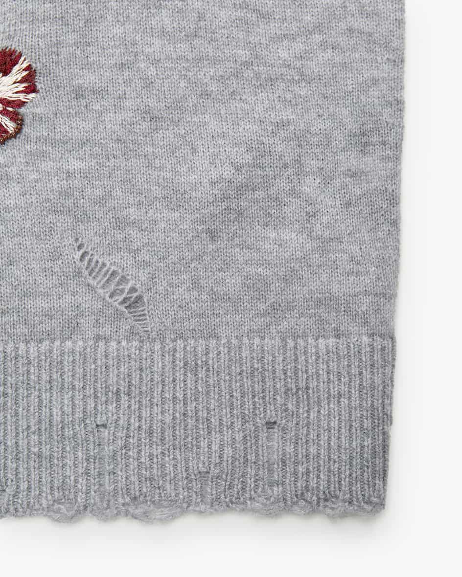 Bild 4 für Strickshirt Blooming Statements aus Schurwolle und Cashmere 42