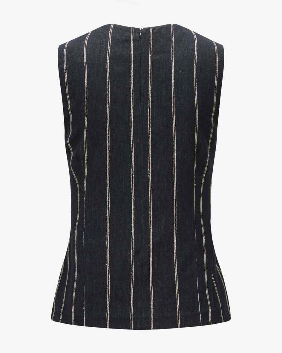 Image 4 for Cotton-linen blend blouse top M