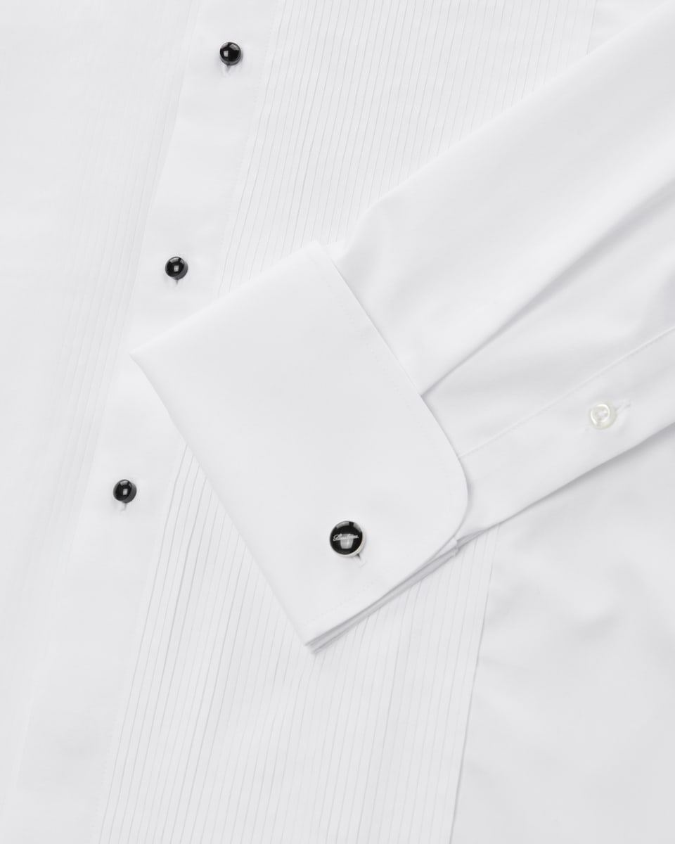 Bild 4 für Smokinghemd Slimline Biesen/Studs 38