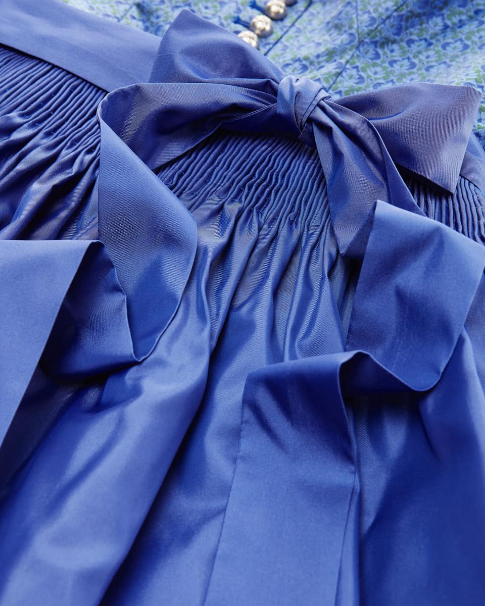 Bild 4 für Midi-Dirndl mit Seidenschürze 40