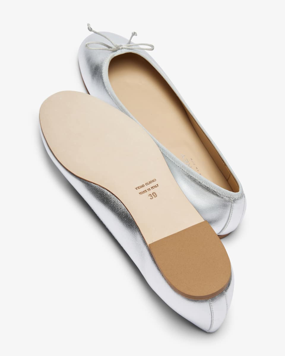 Bild 4 für Pirlo Metallic Ballerinas  38,5