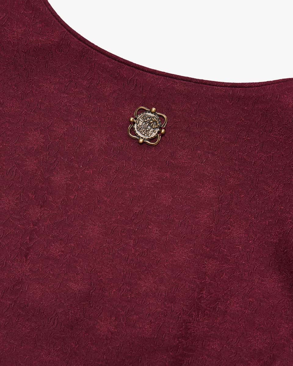 Bild 4 für Amarena Dirndl lang mit Seidensamt-Schürze  42