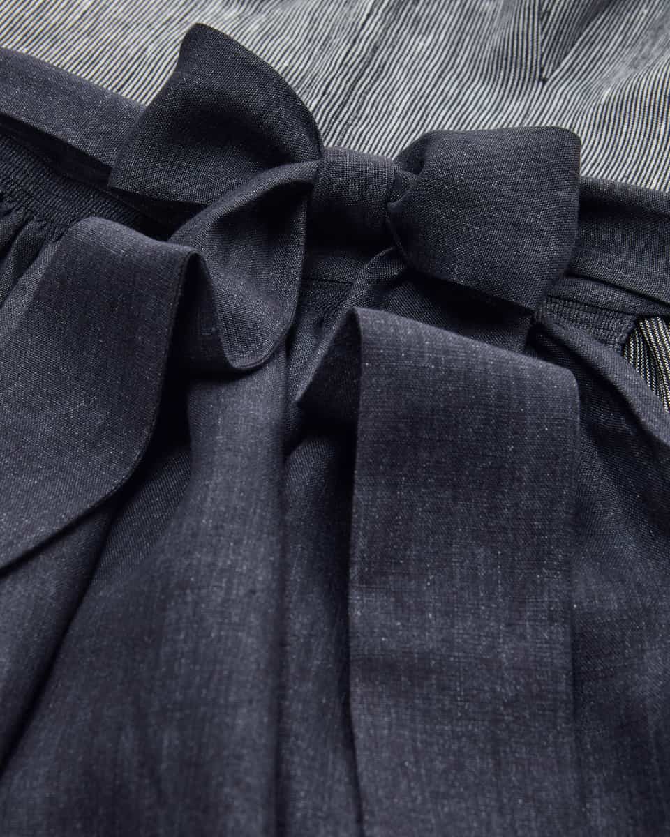 Image 4 for Bette linen dirndl long with Sylvia apron  40