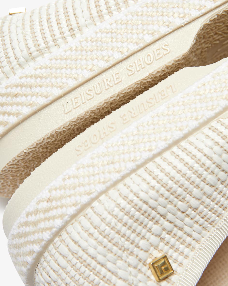 Bild 5 für Slipper Raphia Ivoire  44
