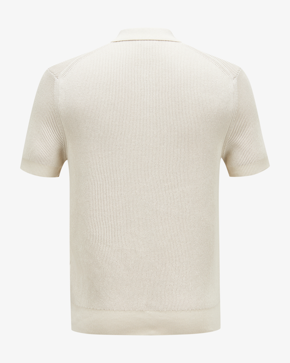 Bild 5 für Strick-Poloshirt aus Baumwolle S