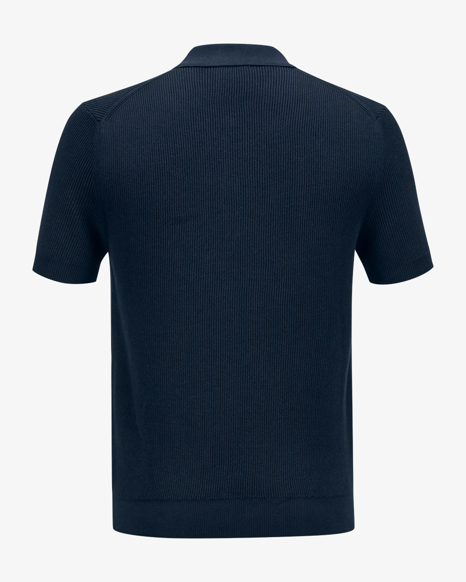 Bild 5 für Strick-Poloshirt aus Baumwolle S