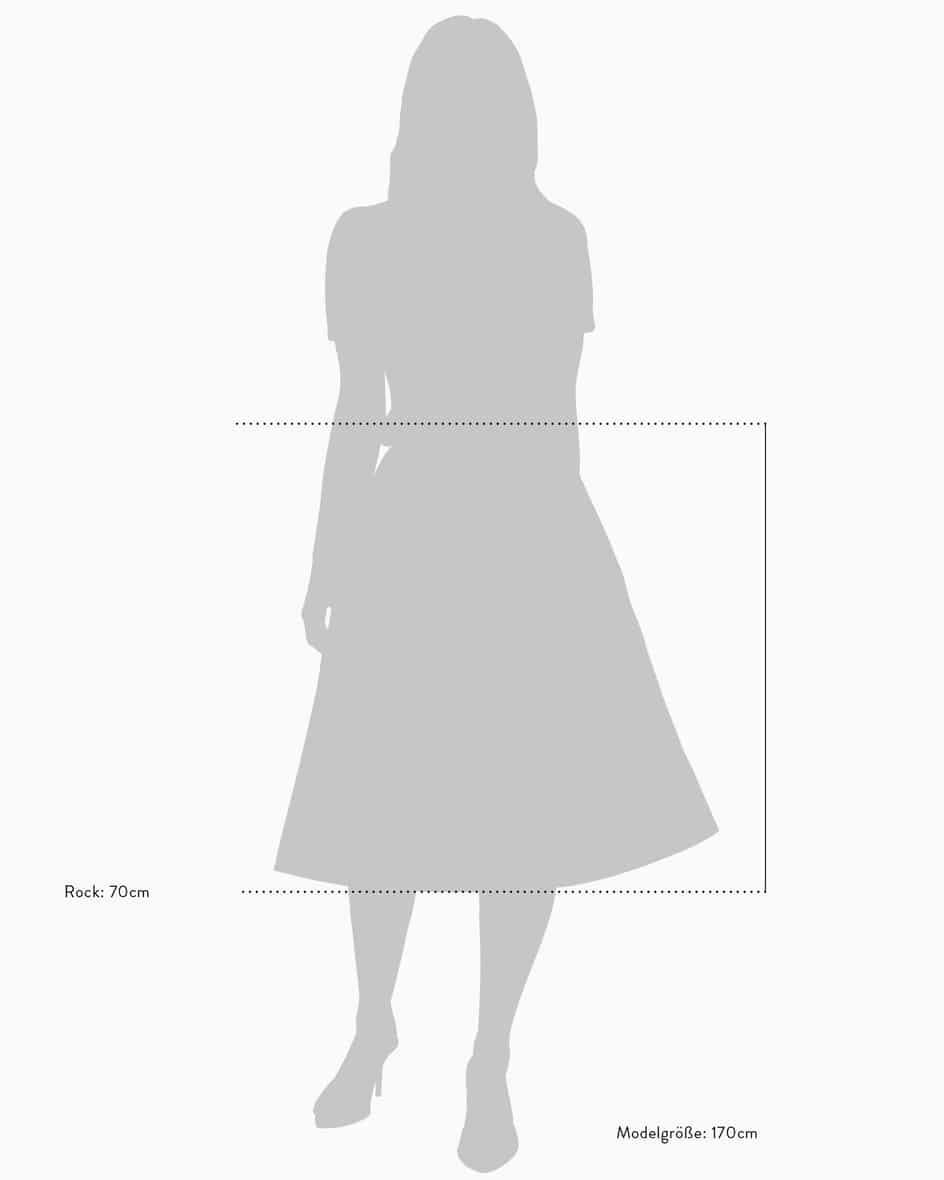 Bild 5 für Midi-Leinendirndl Gaia mit Seidenschürze 32