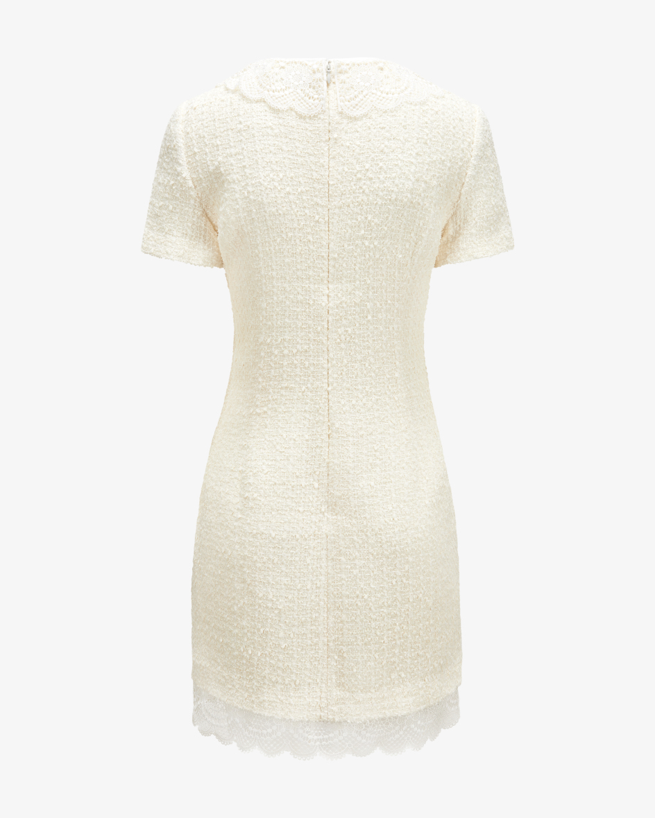 Bild 5 für Kleid mit Spitzenkragen 38