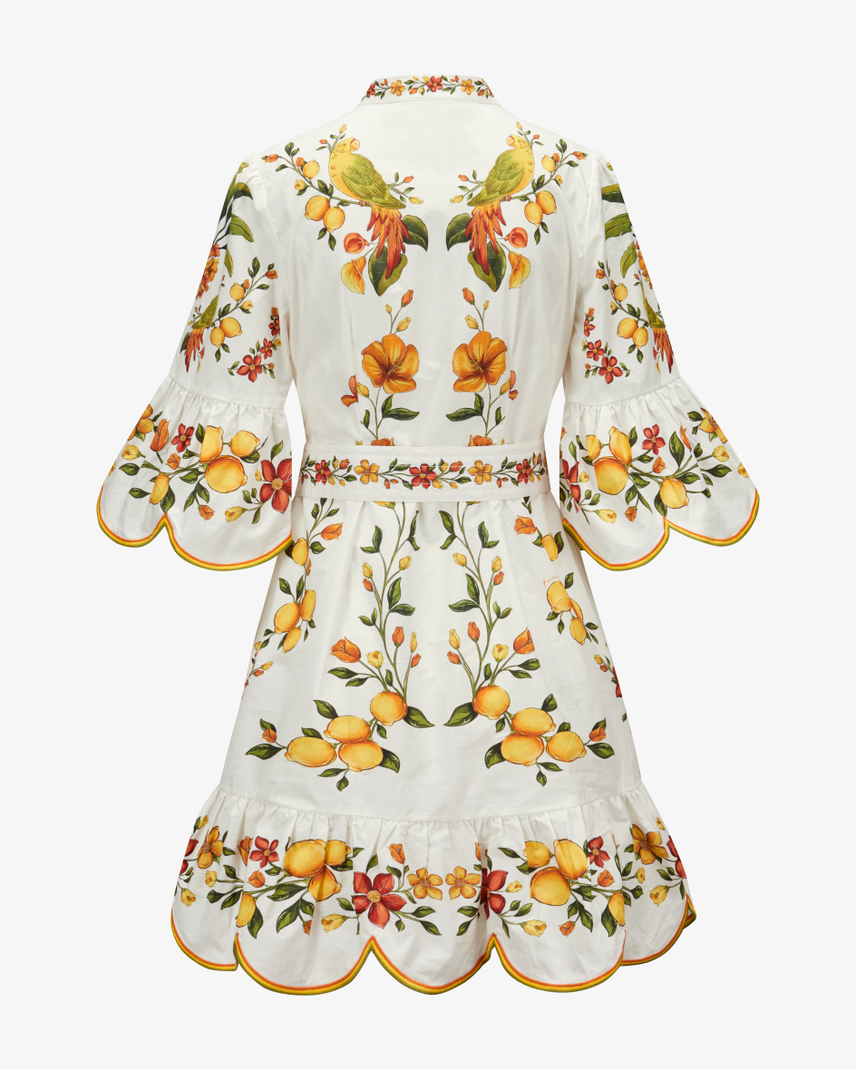 Bild 5 für Minikleid Lemon Bouquet aus Baumwolle XL