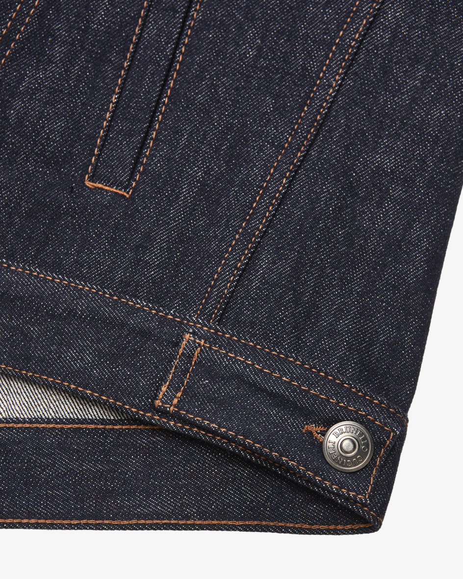 Bild 5 für Jeansjacke mit Leder 56