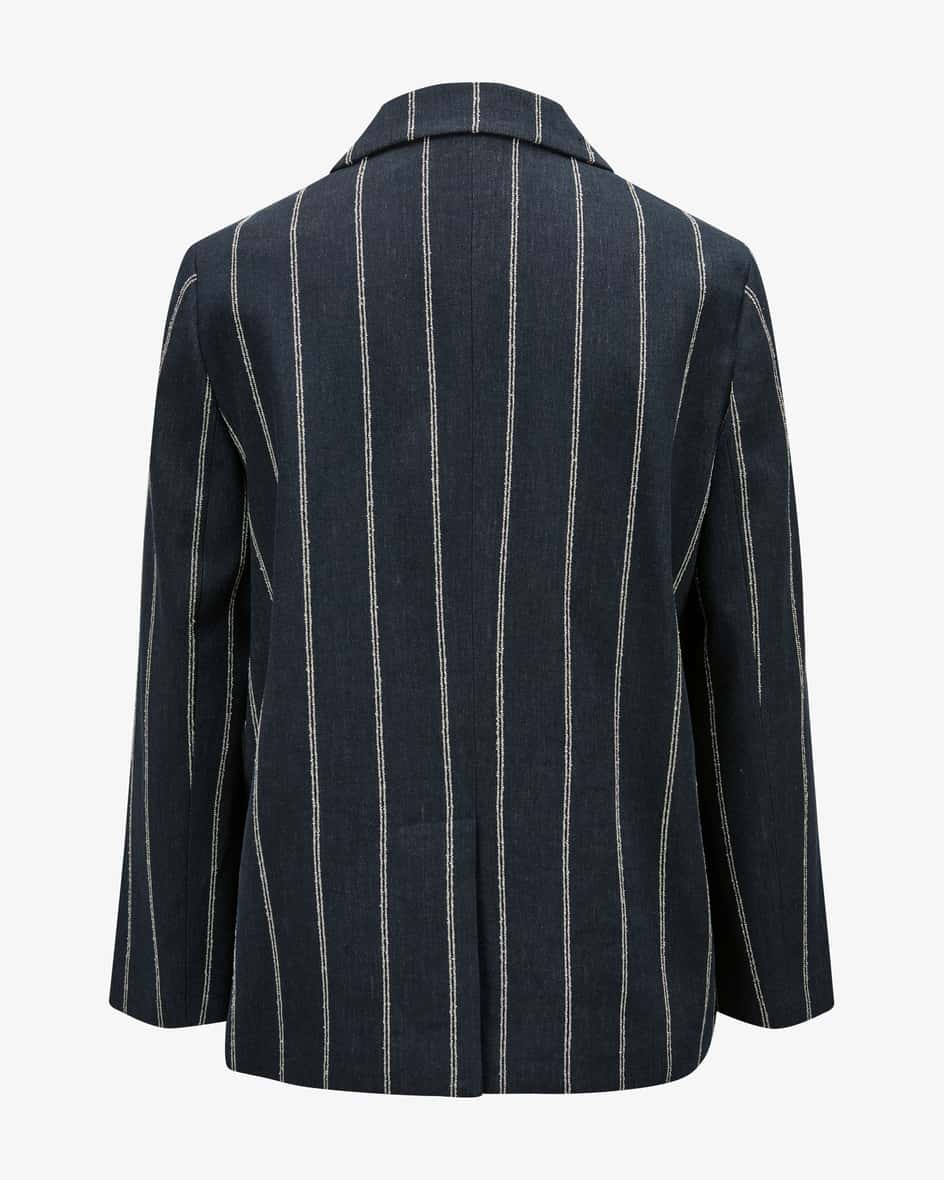Image 5 for Double-breasted blazer in a cotton-linen blend 38