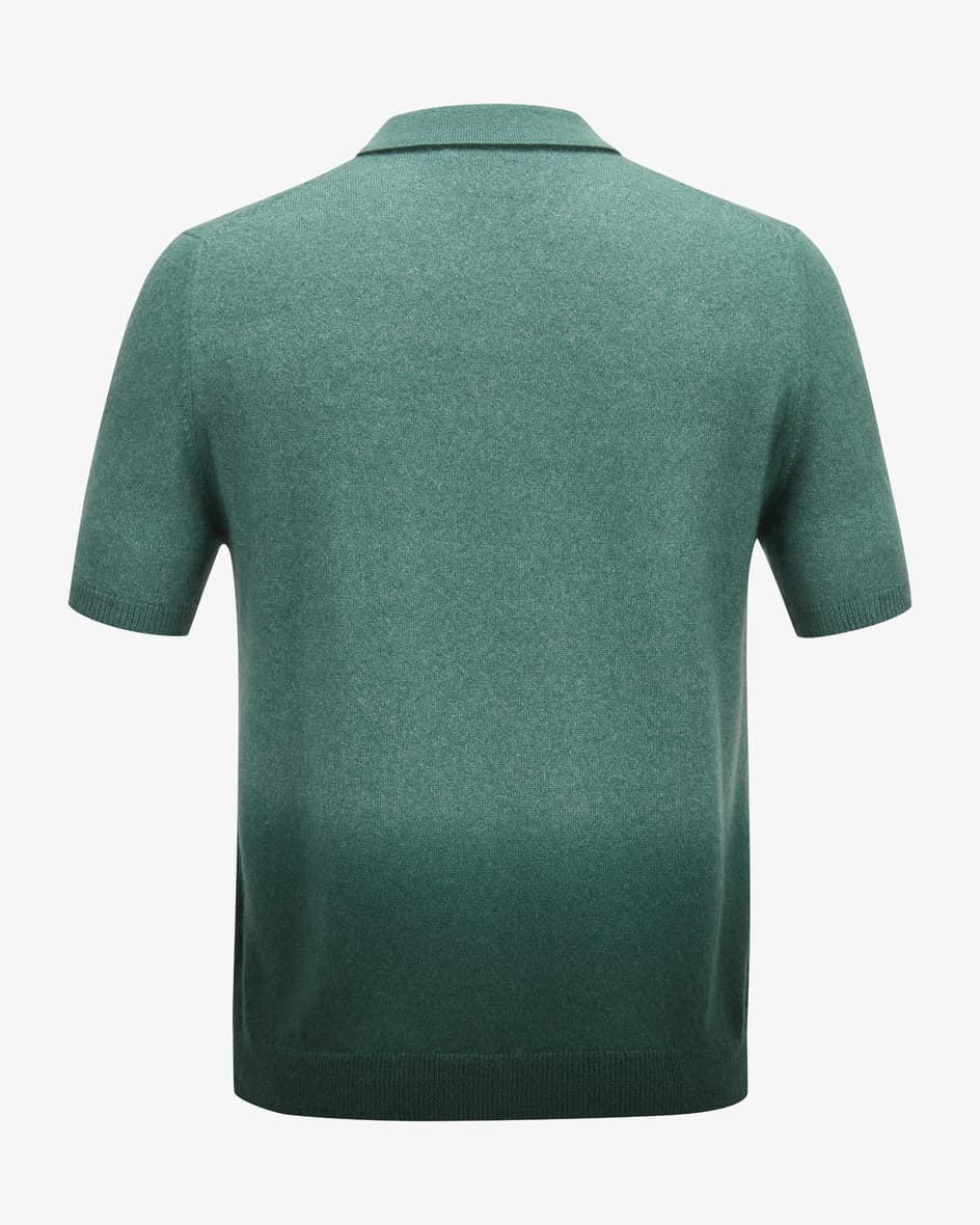 Image 5 for Amias knitted polo shirt in cashmere and silk XL
