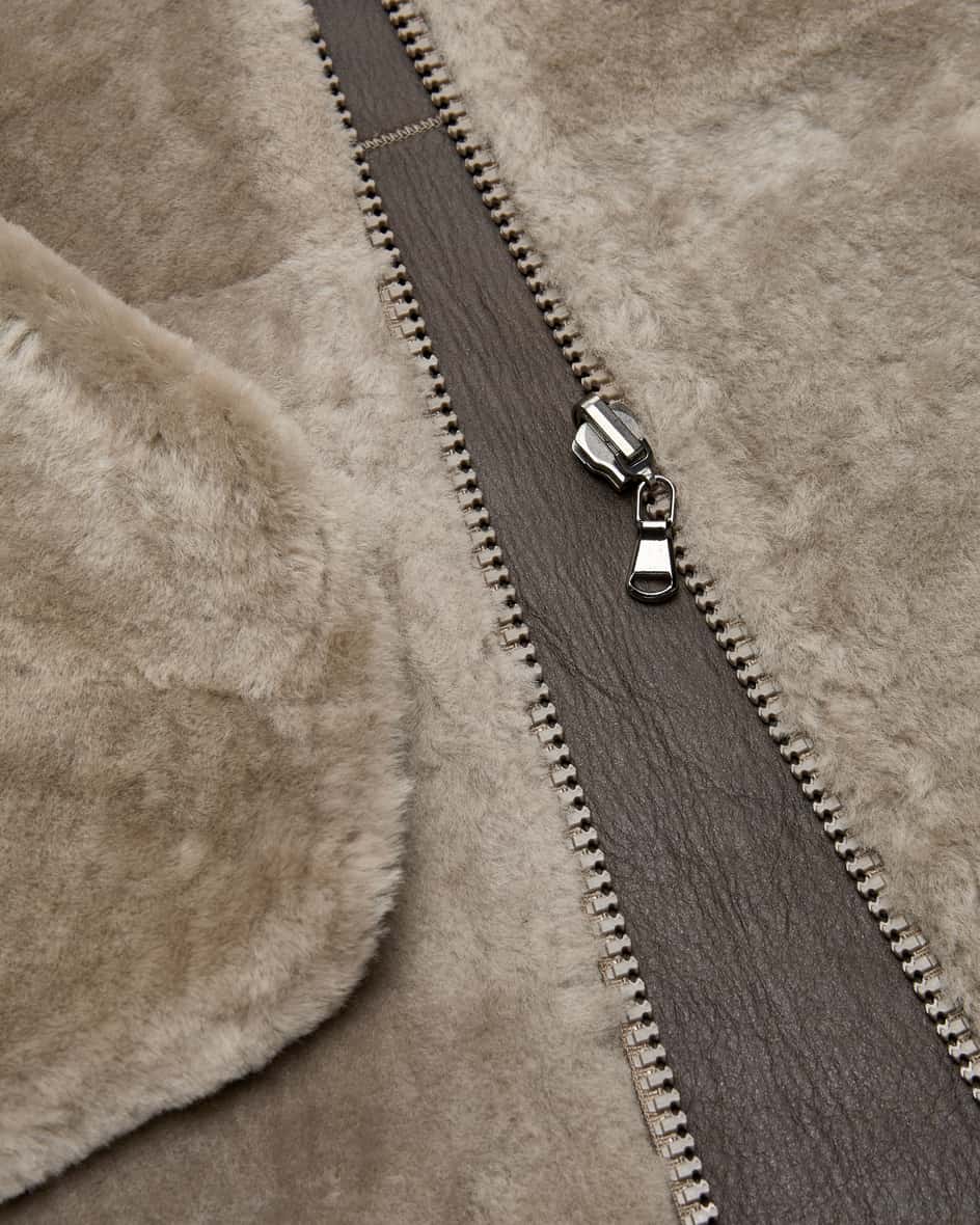 Image 5 for Aurora Reversible Lambskin Poncho  36