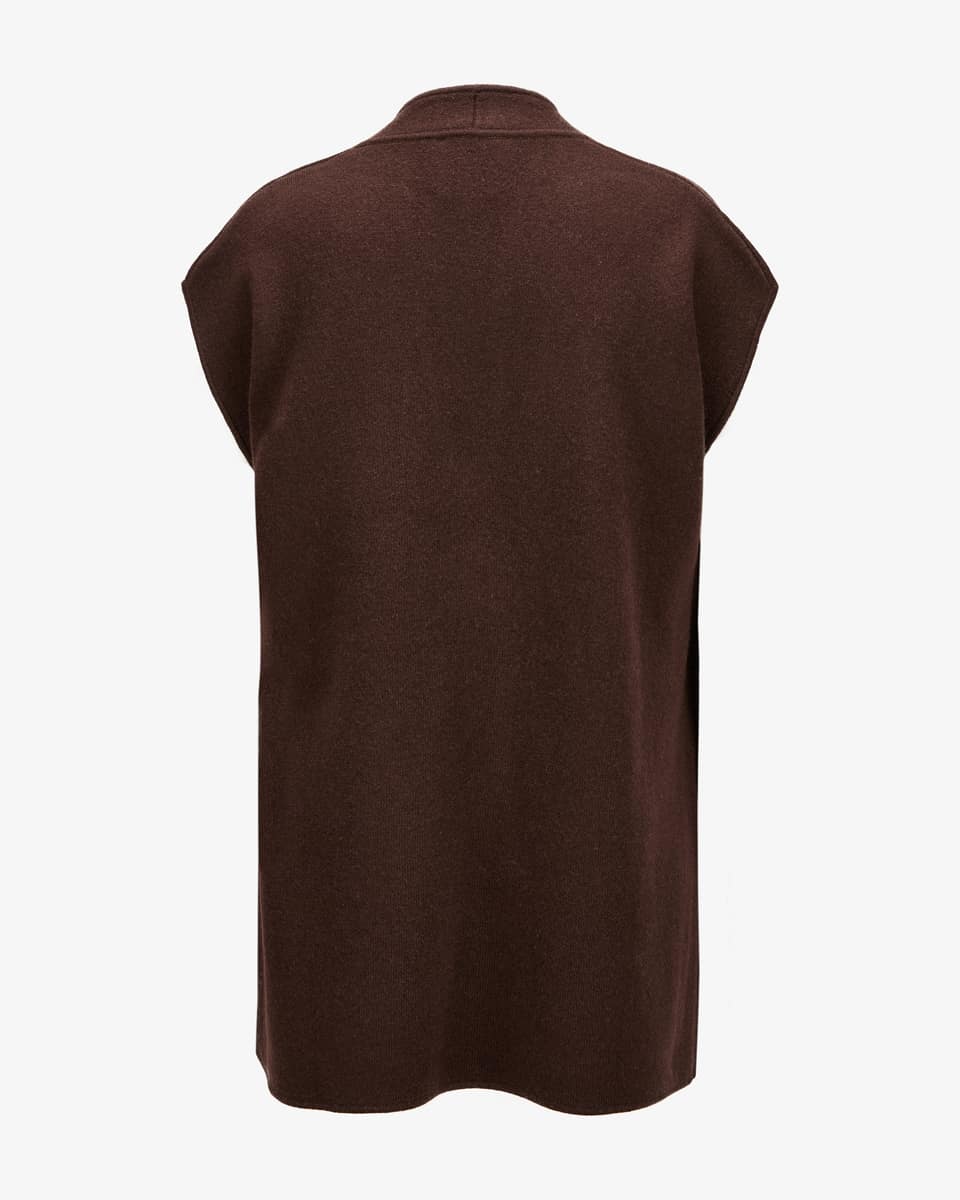 Image 5 for Knitted vest made from virgin wool and cashmere S