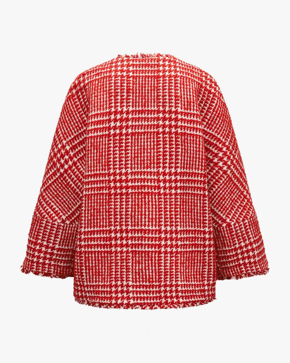 Image 6 for Wool-blend cape jacket 36