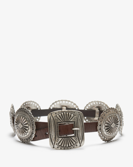 Leather belt 