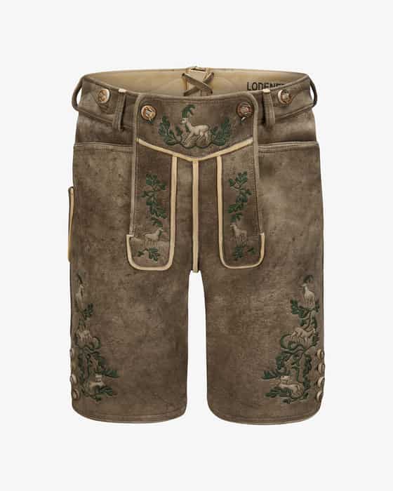 WL Lederhose kurz aus Hirschleder