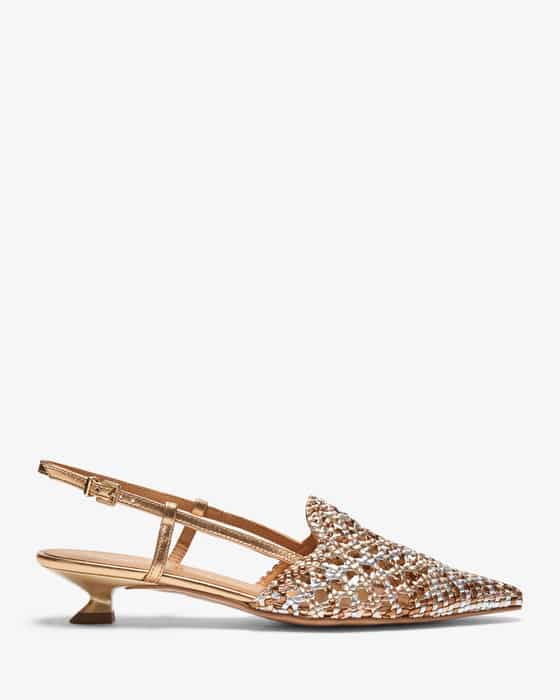 Pedro Miralles Trenzado slingback pumps | LODENFREY