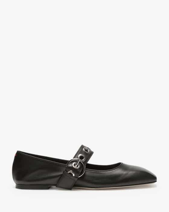 Uma Eyelet Ballerinas 