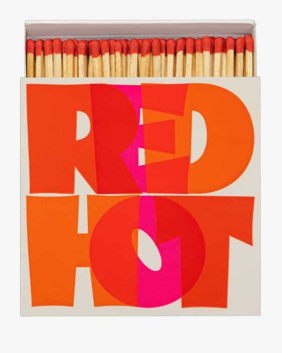 Red Hot By Pressink Streichhölzer 