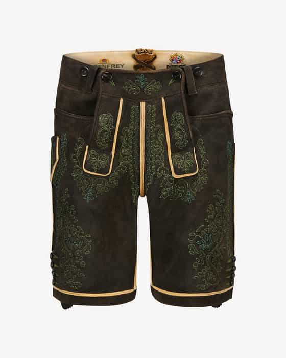 Bad Aussee Lederhosen short made of deerskin 