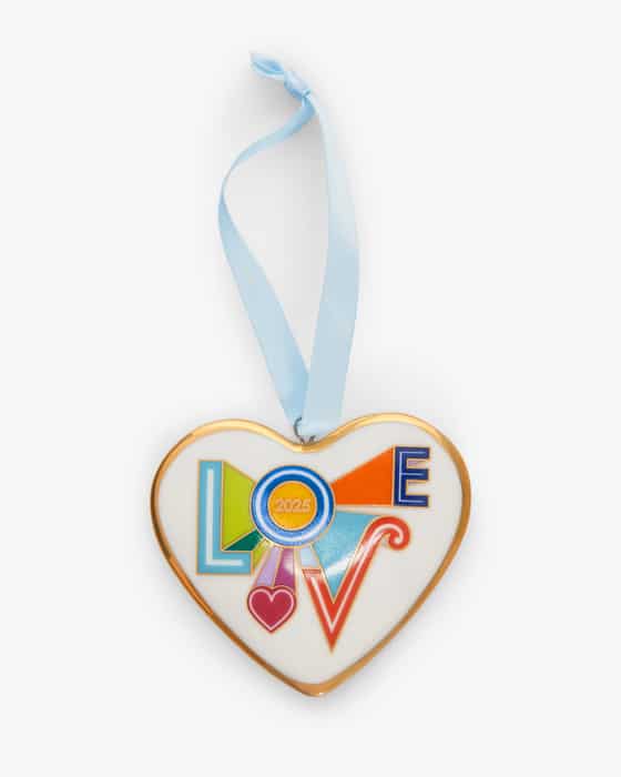Love & Peace 2025 Ornament-Anhänger