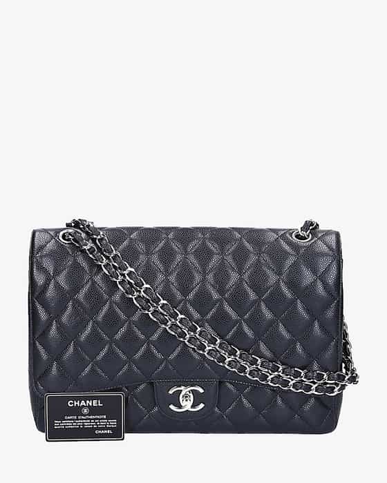 Chanel Timeless Double Flap (Maxi) Vintage Handtasche 