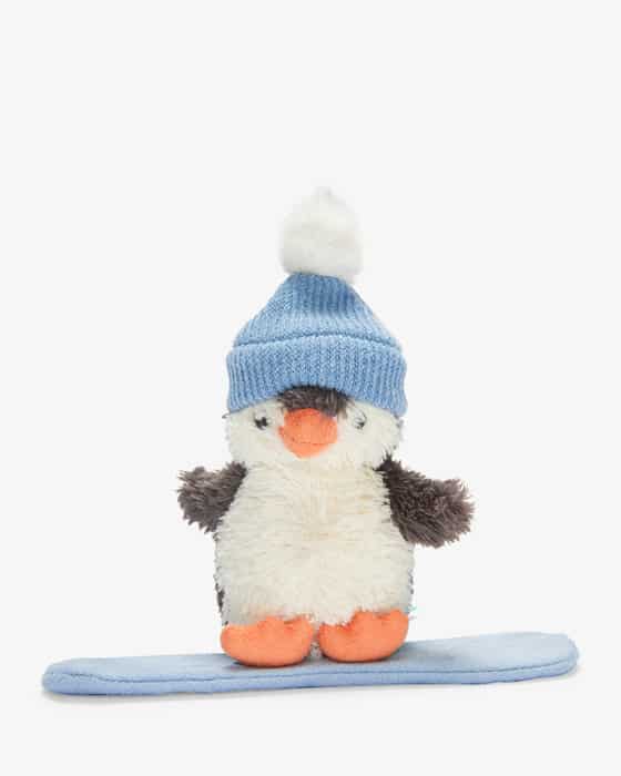 Peanut Penguin Snowboarding Plüschtier 