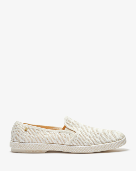 Slipper Raphia Ivoire 