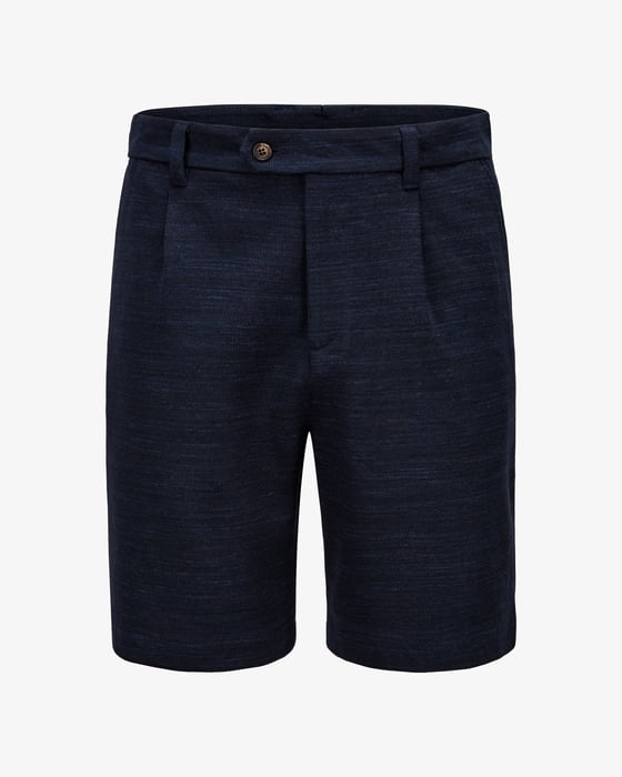 Bermudas aus Baumwoll-Leinen-Mix