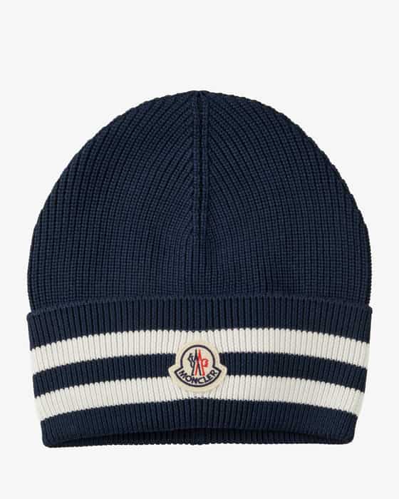 Strickmütze aus Baumwoll-Mix