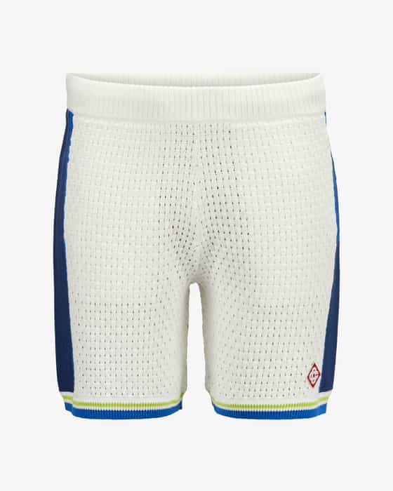 Strickshorts aus Baumwoll-Mix