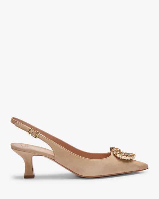 x LODENFREY Slingback-Pumps Lester Camoscio 