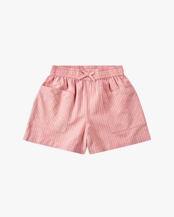 Shorts aus Leinen und Baumwolle