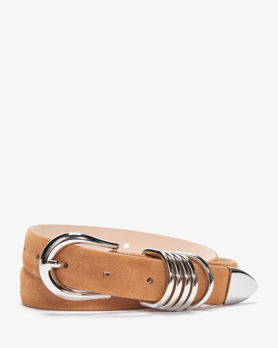 Hollyhock leather belt 