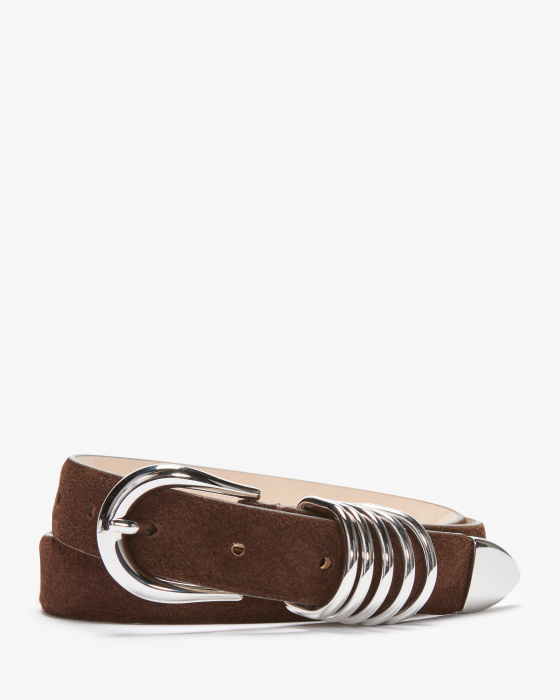 Hollyhock leather belt 