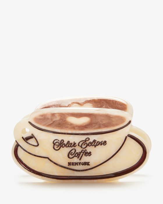 Vintage Cafe Coffee Hair Clip 