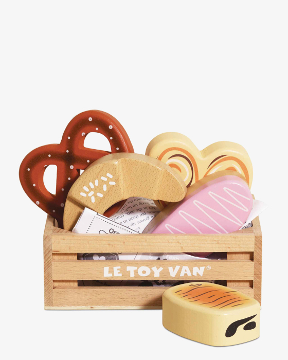 Market Crate of Baked Goods 