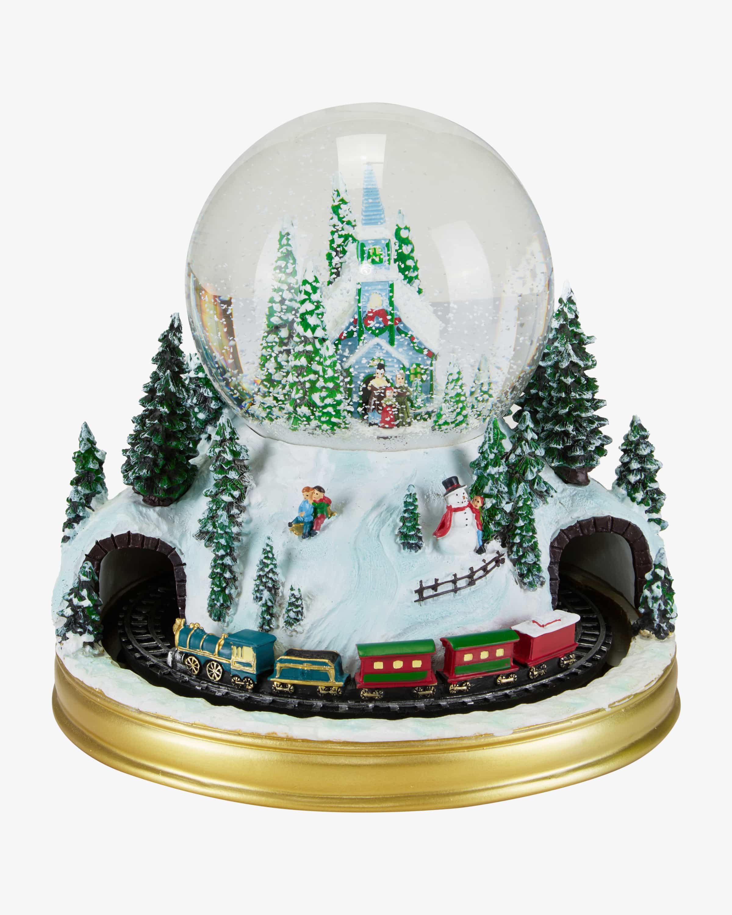 Spieluhrenwelt Snow globe with music box LODENFREY