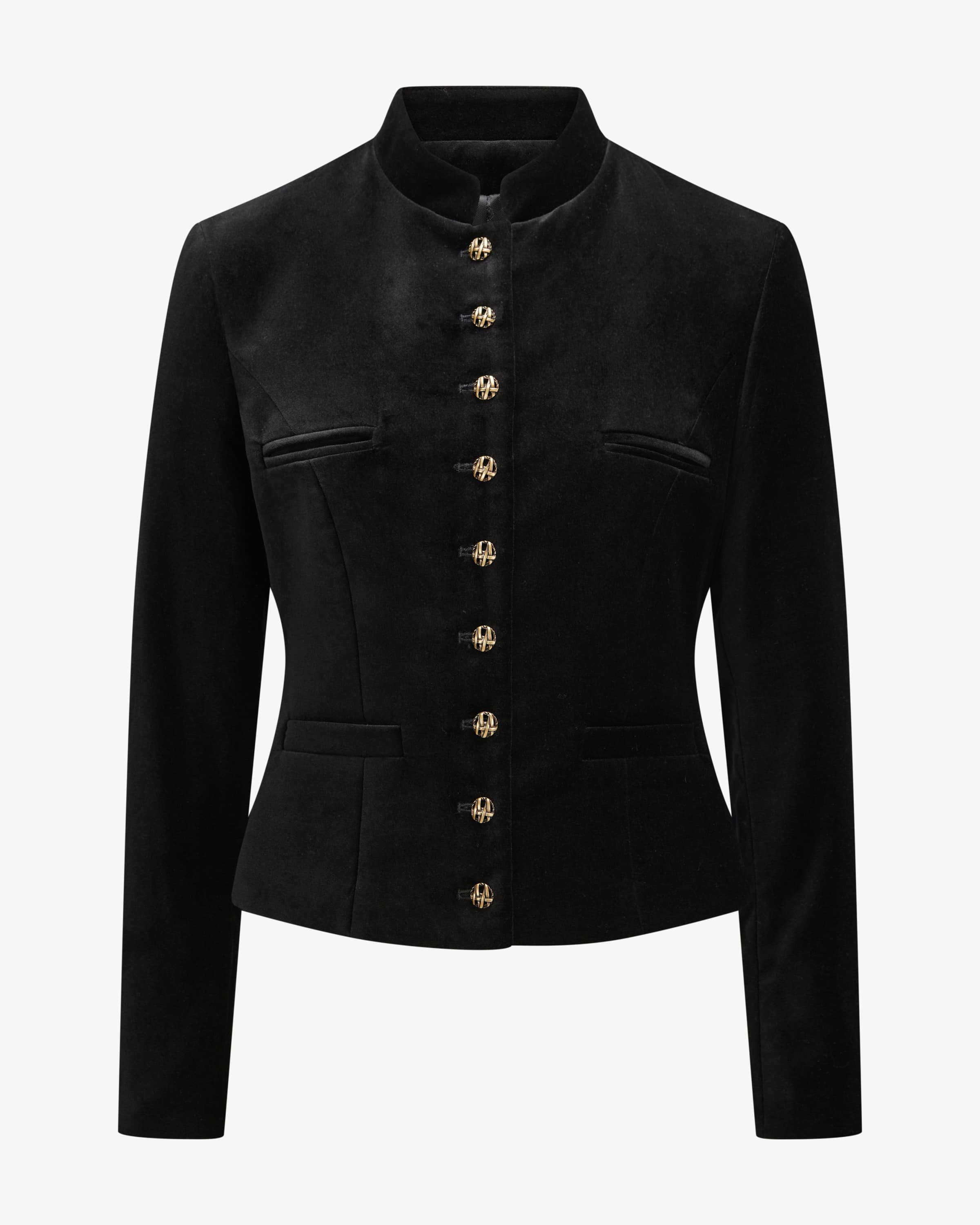 Kinga Mathe Constanze traditional velvet jacket LODENFREY