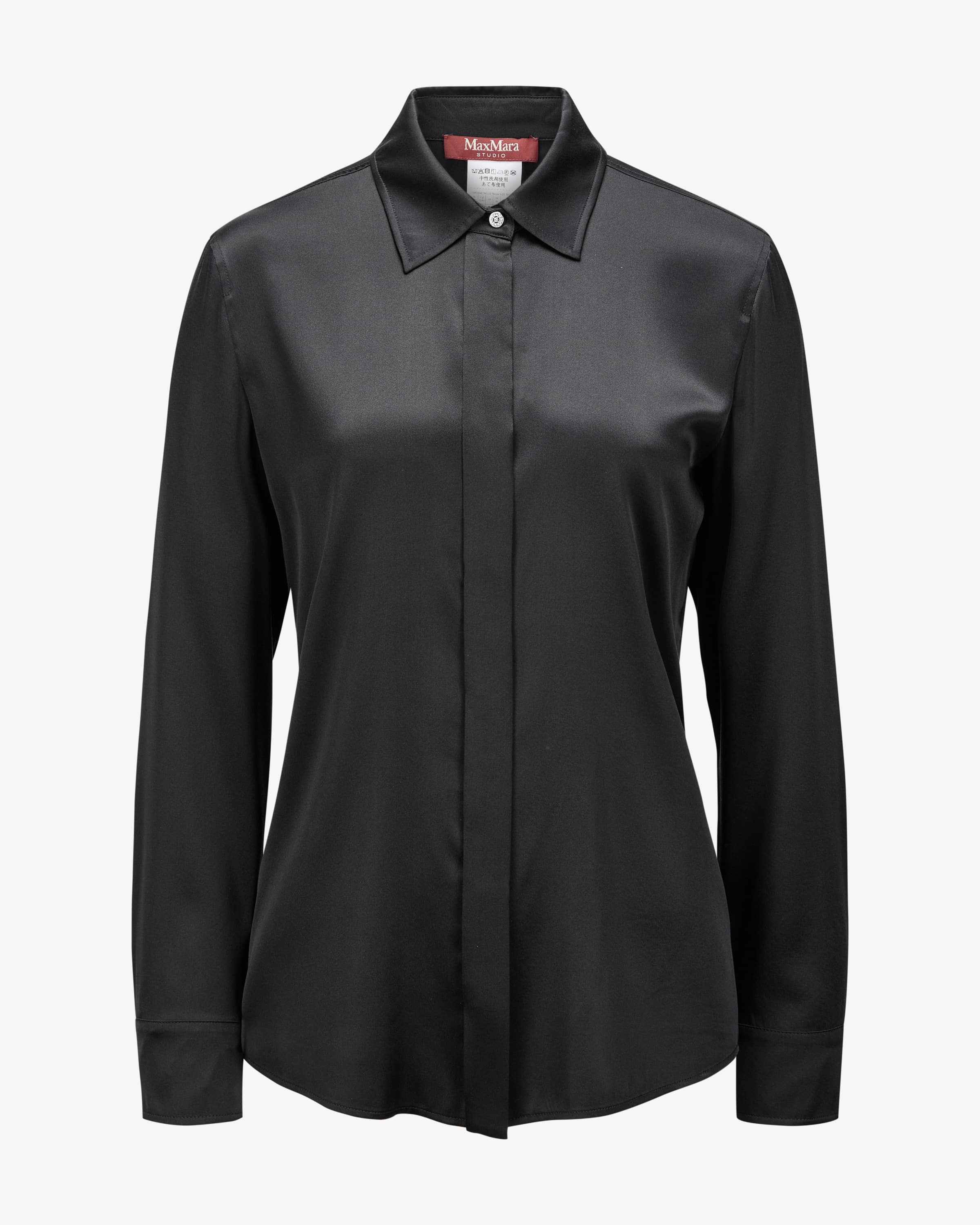 Max Mara Studio Baden Silk shirt blouse | LODENFREY