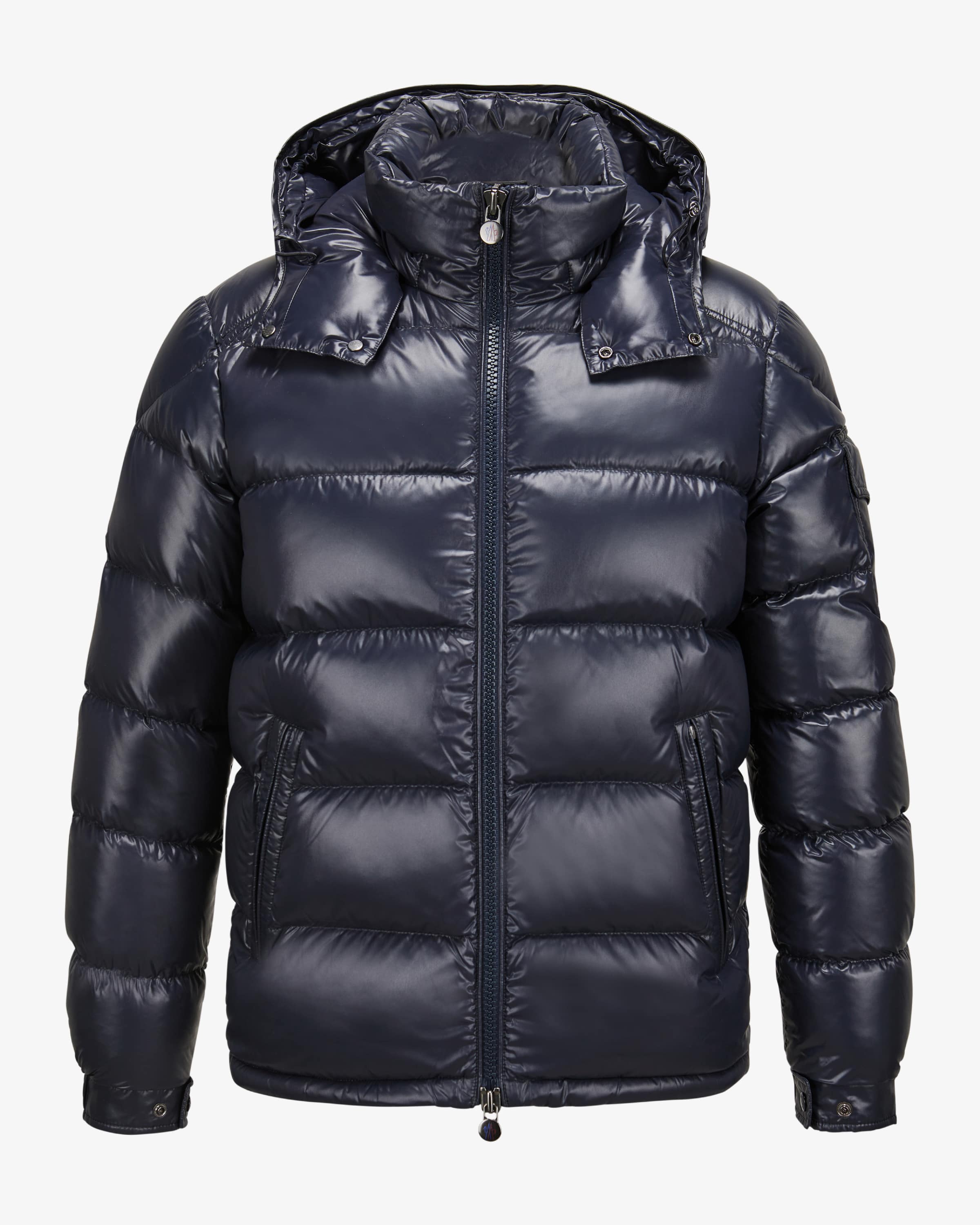 Quilted Moncler Maya Man Moncler Maya Lacquered Nylon Down Jacket